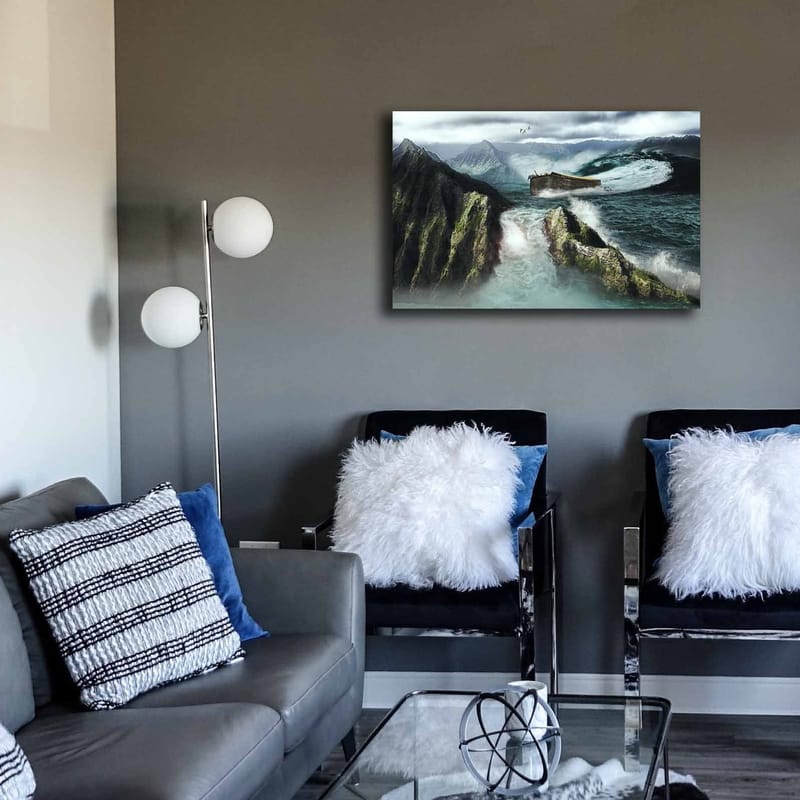 Dekorativ Canvastavla 45x70 cm - Flerfärgad - Inredning & dekor - Tavlor & konst - Canvastavla