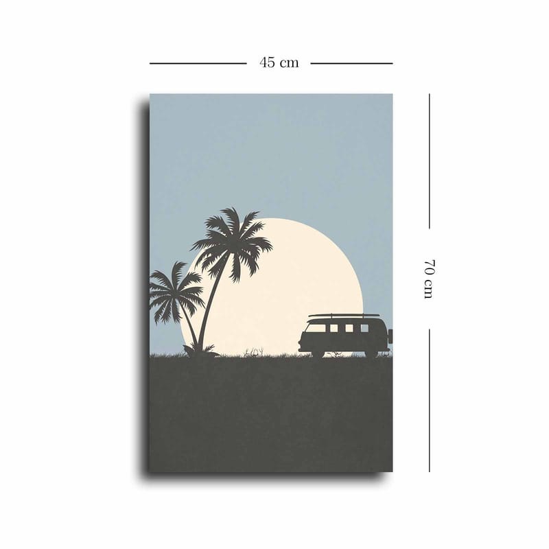 Dekorativ Canvastavla 45x70 cm - Flerfärgad - Inredning & dekor - Tavlor & konst - Canvastavla