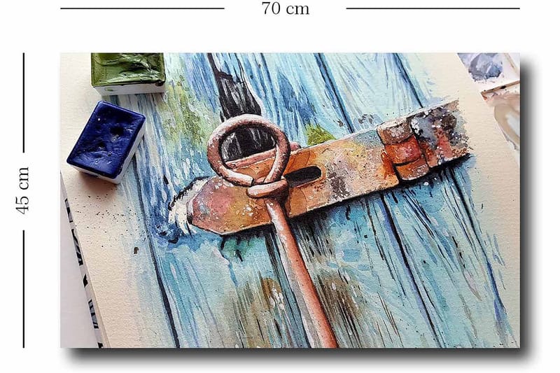 Dekorativ Canvastavla 45x70 cm - Flerfärgad - Inredning & dekor - Tavlor & konst - Canvastavla