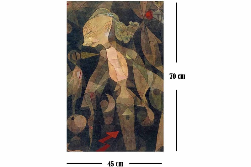 Dekorativ Canvastavla 45x70 cm - Flerfärgad - Inredning & dekor - Tavlor & konst - Canvastavla