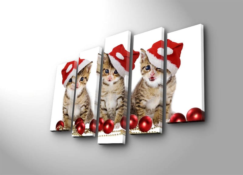 Dekorativ Canvastavla 5-Delar 19x70 cm - Flerfärgad - Inredning & dekor - Tavlor & konst - Canvastavla