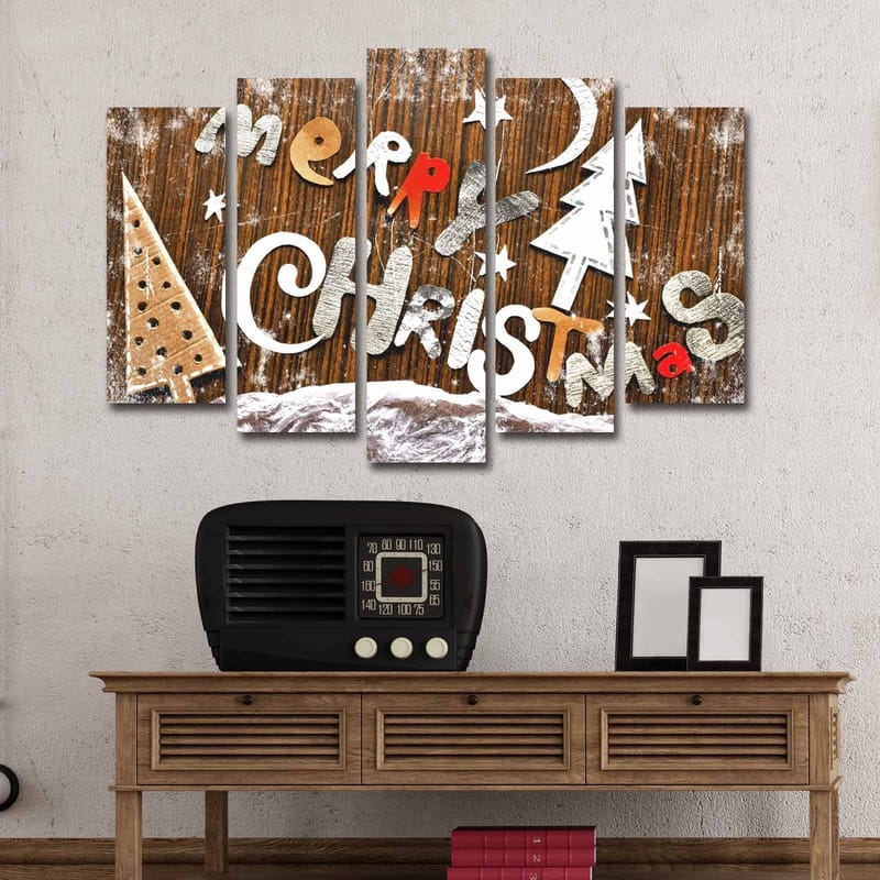 Dekorativ Canvastavla 5-Delar 19x70 cm - Flerfärgad - Inredning & dekor - Tavlor & konst - Canvastavla