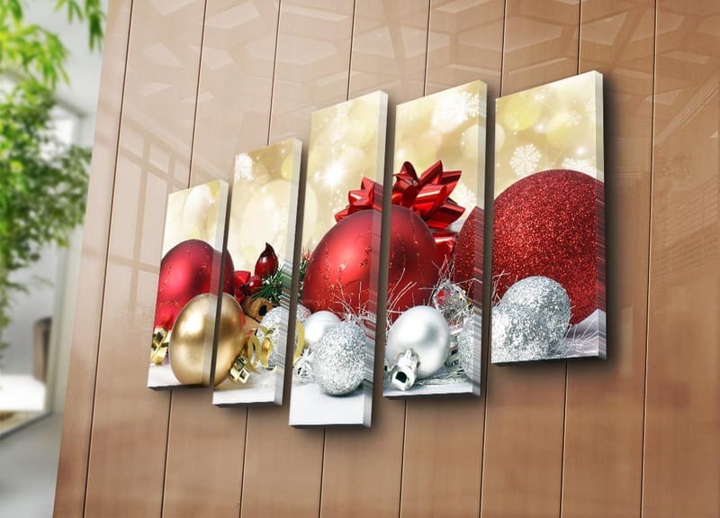 Dekorativ Canvastavla 5-Delar 19x70 cm - Flerfärgad - Inredning & dekor - Tavlor & konst - Canvastavla