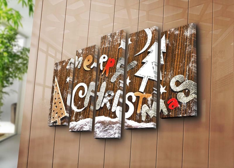 Dekorativ Canvastavla 5-Delar 19x70 cm - Flerfärgad - Inredning & dekor - Tavlor & konst - Canvastavla