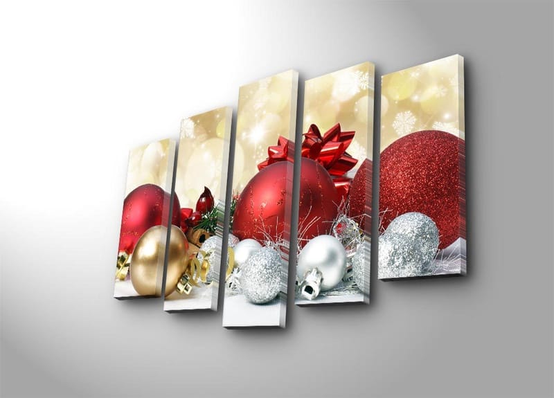 Dekorativ Canvastavla 5-Delar 19x70 cm - Flerfärgad - Inredning & dekor - Tavlor & konst - Canvastavla