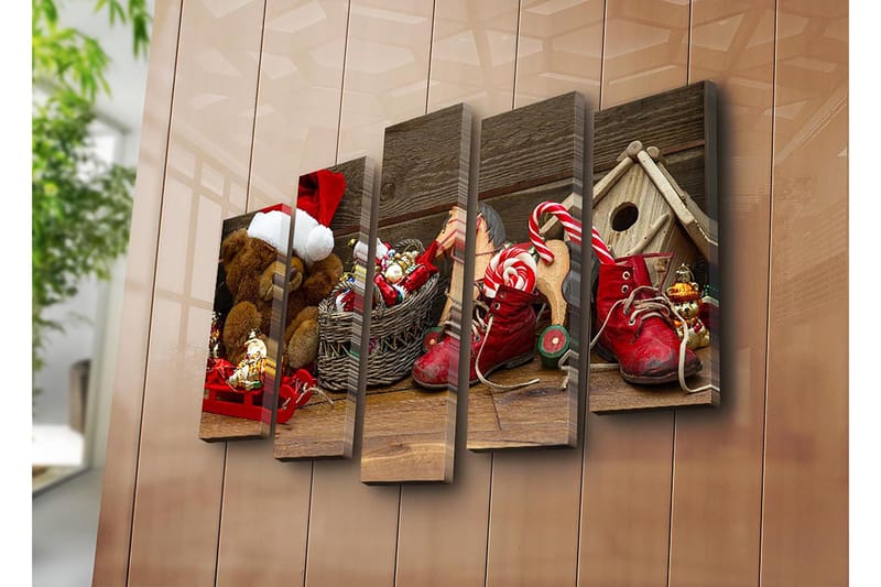 Dekorativ Canvastavla 5-Delar 19x70 cm - Flerfärgad - Inredning & dekor - Tavlor & konst - Canvastavla