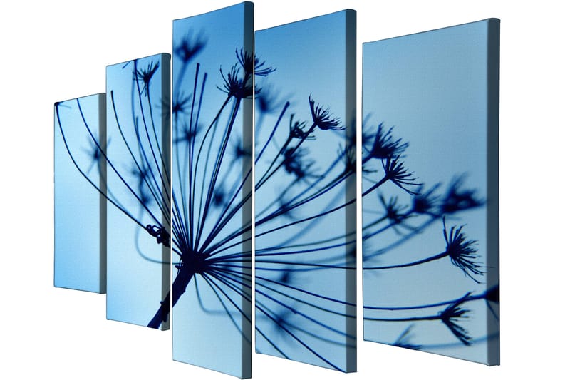 DEKORATIV CANVASTAVLA 5-Delar 70x20 cm Flerfärgad - Inredning & dekor - Tavlor & konst - Canvastavla