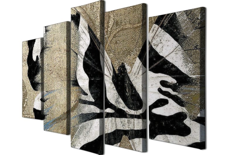 DEKORATIV CANVASTAVLA 5-Delar 70x20 cm Flerfärgad - Inredning & dekor - Tavlor & konst - Canvastavla