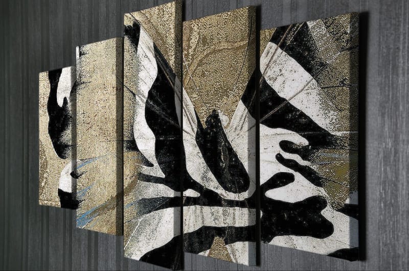 DEKORATIV CANVASTAVLA 5-Delar 70x20 cm Flerfärgad - Inredning & dekor - Tavlor & konst - Canvastavla