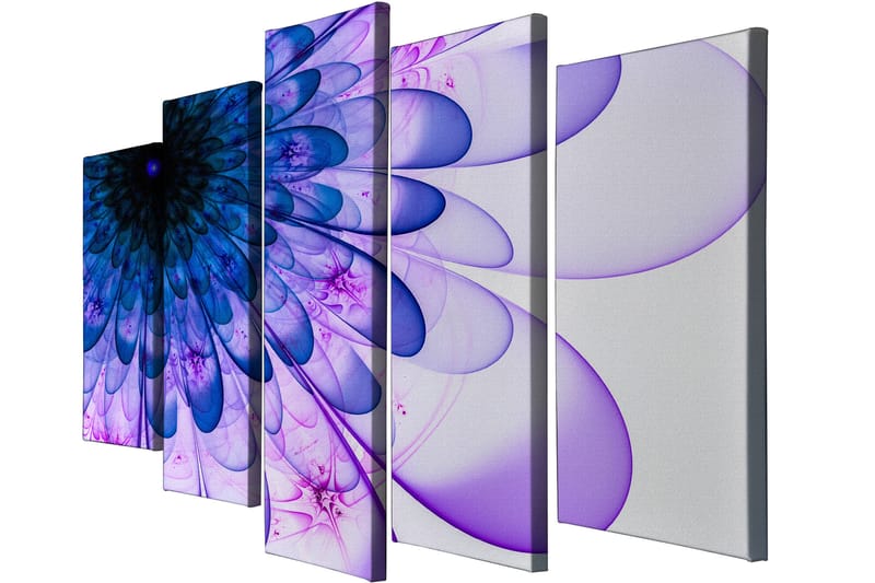 DEKORATIV CANVASTAVLA 5-Delar 70x20 cm Flerfärgad - Inredning & dekor - Tavlor & konst - Canvastavla