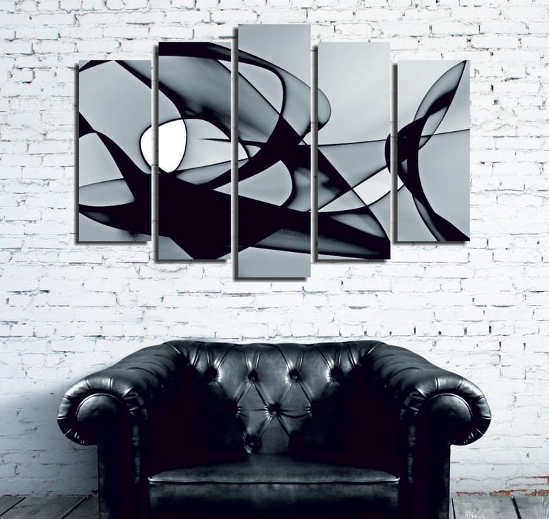 DEKORATIV CANVASTAVLA 5-Delar 70x20 cm Flerfärgad - Inredning & dekor - Tavlor & konst - Canvastavla