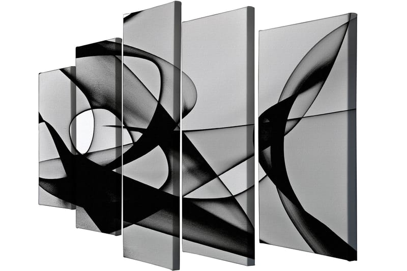DEKORATIV CANVASTAVLA 5-Delar 70x20 cm Flerfärgad - Inredning & dekor - Tavlor & konst - Canvastavla