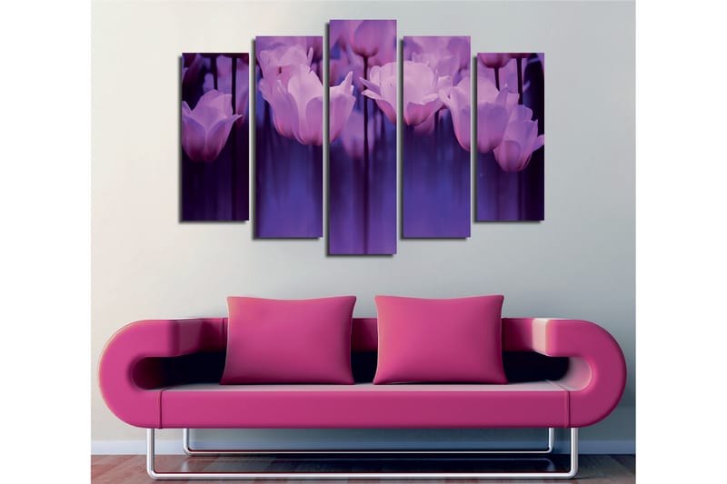 DEKORATIV CANVASTAVLA 5-Delar 70x20 cm Flerfärgad - Inredning & dekor - Tavlor & konst - Canvastavla