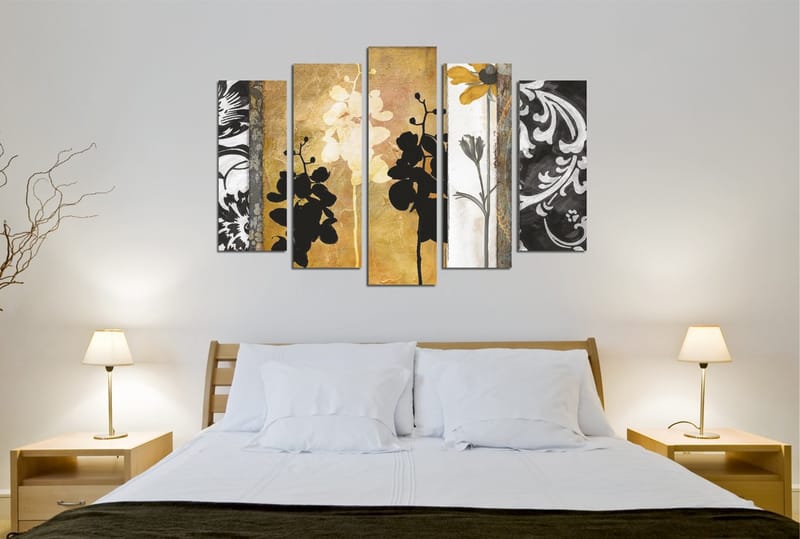 DEKORATIV CANVASTAVLA 5-Delar 70x20 cm Flerfärgad - Inredning & dekor - Tavlor & konst - Canvastavla