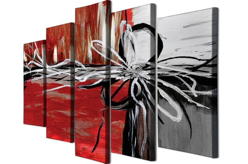 DEKORATIV CANVASTAVLA 5-Delar 70x20 cm Flerfärgad - Inredning & dekor - Tavlor & konst - Canvastavla