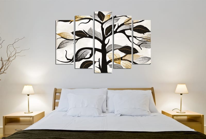 DEKORATIV CANVASTAVLA 5-Delar 70x20 cm Flerfärgad - Inredning & dekor - Tavlor & konst - Canvastavla