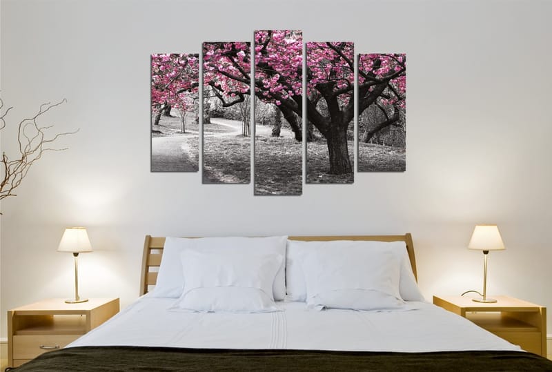 DEKORATIV CANVASTAVLA 5-Delar 70x20 cm Flerfärgad - Inredning & dekor - Tavlor & konst - Canvastavla