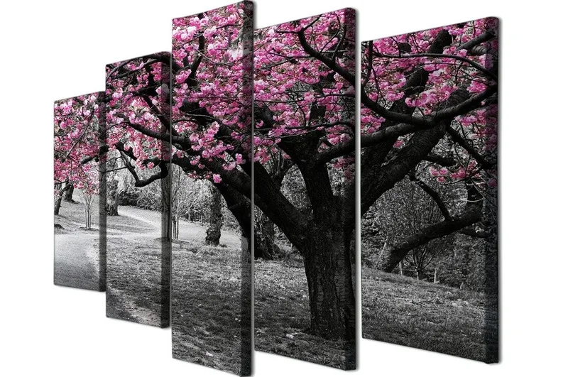 Dekorativ Canvastavla 5-Delar 70x20 cm - Flerfärgad - Inredning & dekor - Tavlor & konst - Canvastavla