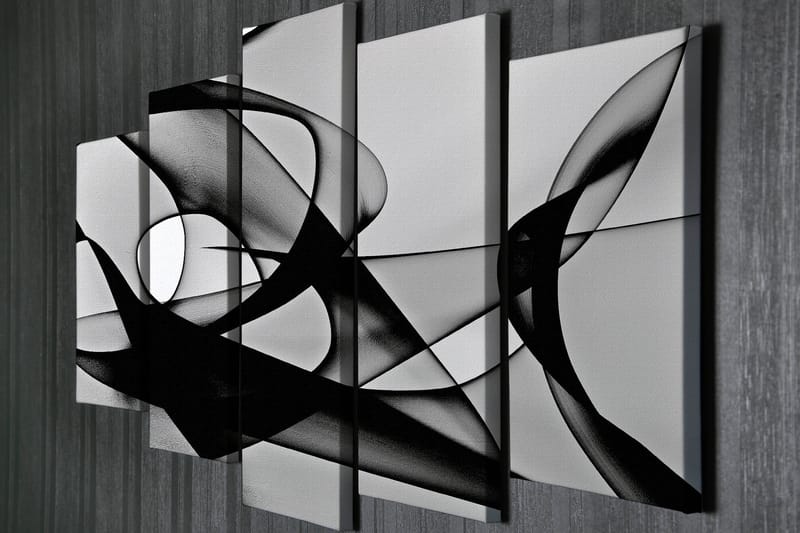 Dekorativ Canvastavla 5-Delar 70x20 cm - Flerfärgad - Inredning & dekor - Tavlor & konst - Canvastavla