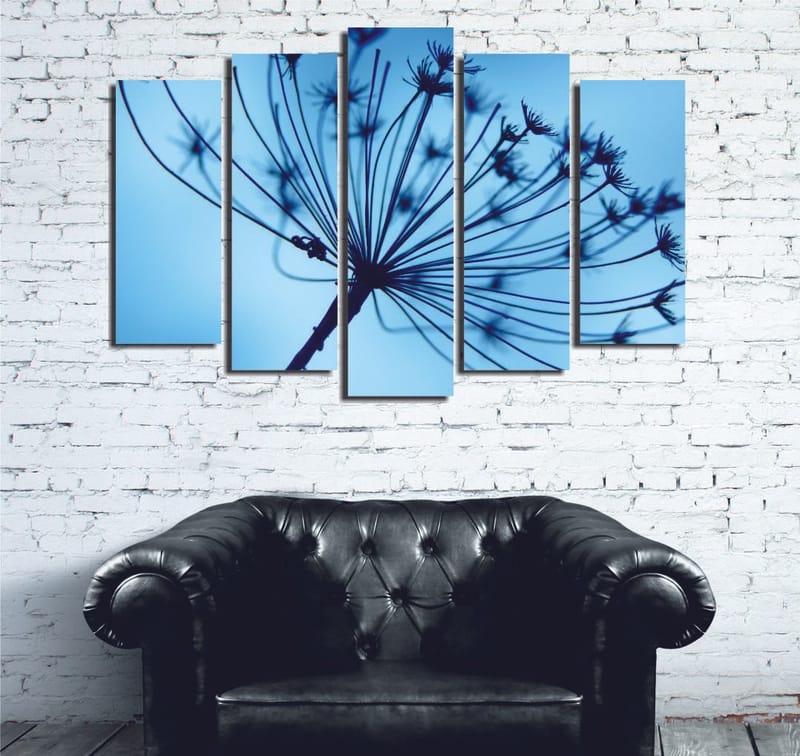 Dekorativ Canvastavla 5-Delar 70x20 cm - Flerfärgad - Inredning & dekor - Tavlor & konst - Canvastavla