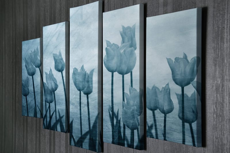 Dekorativ Canvastavla 5-Delar 70x20 cm - Flerfärgad - Inredning & dekor - Tavlor & konst - Canvastavla