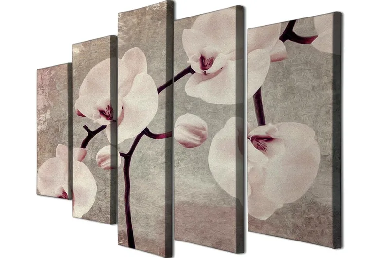 Dekorativ Canvastavla 5-Delar 70x20 cm - Flerfärgad - Inredning & dekor - Tavlor & konst - Canvastavla