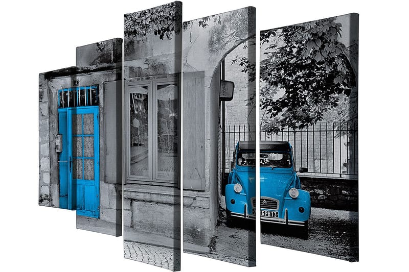 Dekorativ Canvastavla 5-Delar 70x20 cm - Flerfärgad - Inredning & dekor - Tavlor & konst - Canvastavla