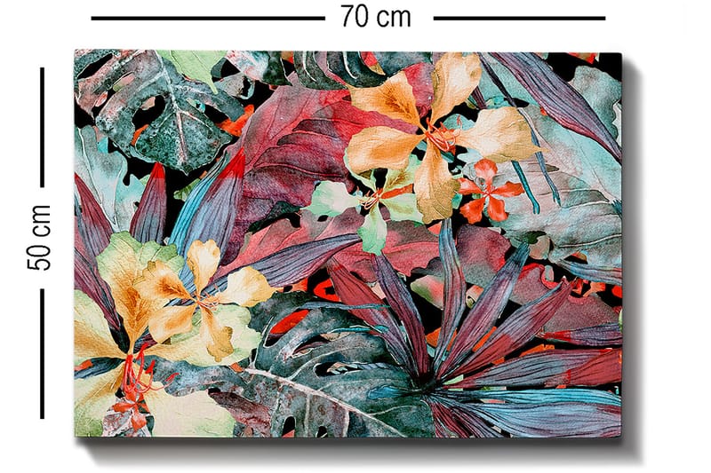 Dekorativ Canvastavla 50x70 cm - Flerfärgad - Inredning & dekor - Tavlor & konst - Canvastavla