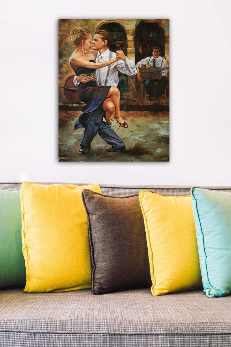 Dekorativ Canvastavla 50x70 cm - Flerfärgad - Inredning & dekor - Tavlor & konst - Canvastavla