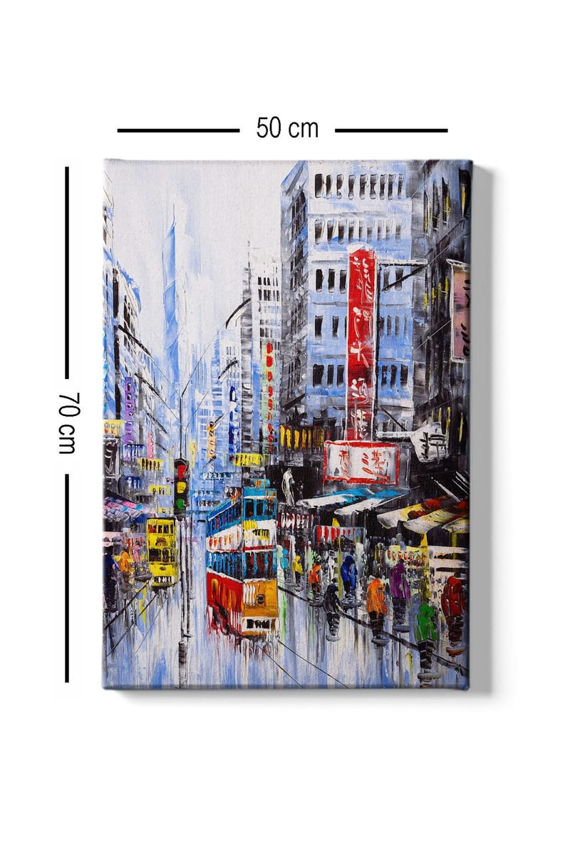 Dekorativ Canvastavla 50x70 cm - Flerfärgad - Inredning & dekor - Tavlor & konst - Canvastavla