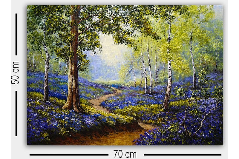 Dekorativ Canvastavla 50x70 cm - Flerfärgad - Inredning & dekor - Tavlor & konst - Canvastavla