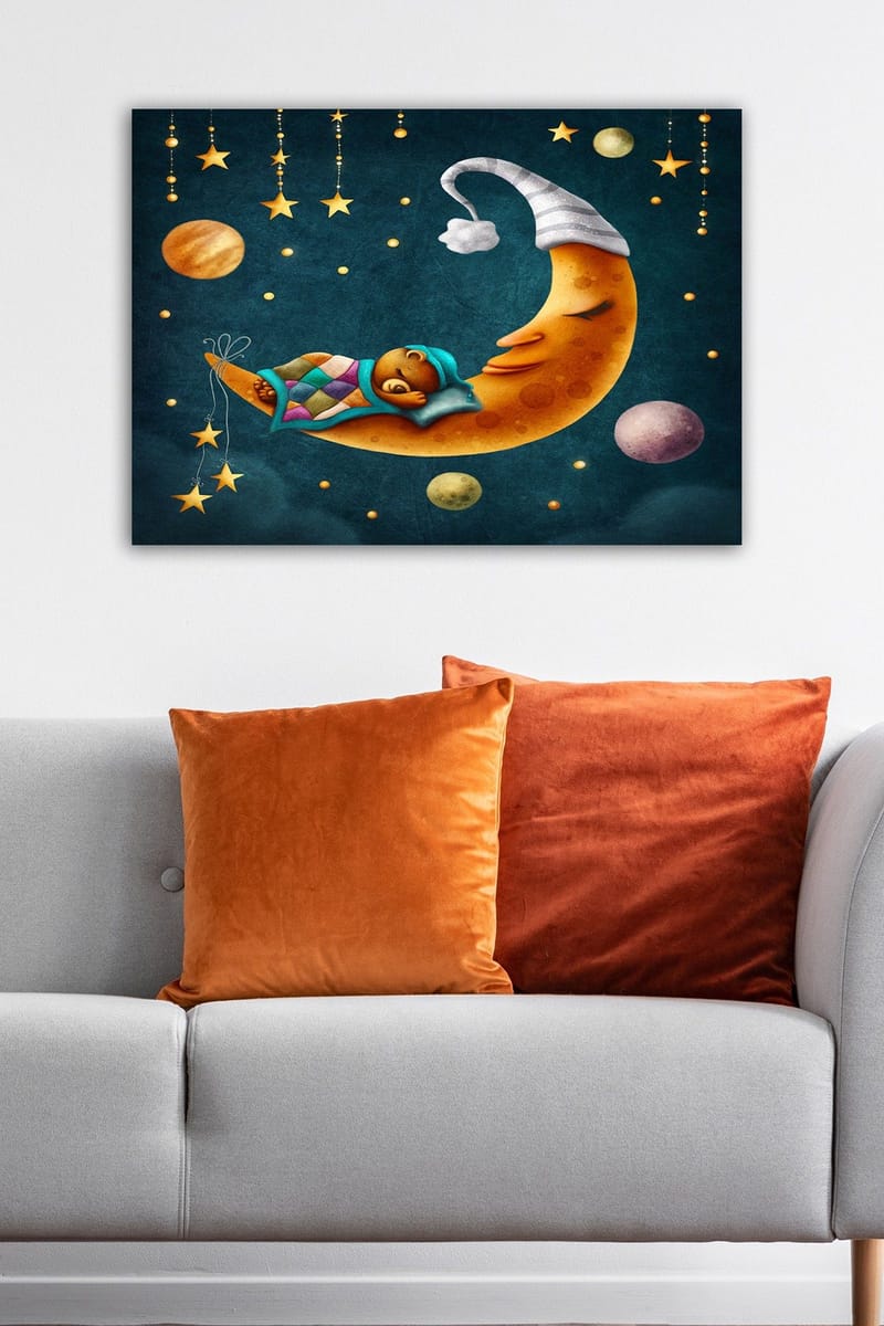 Dekorativ Canvastavla 50x70 cm - Flerfärgad - Inredning & dekor - Tavlor & konst - Canvastavla