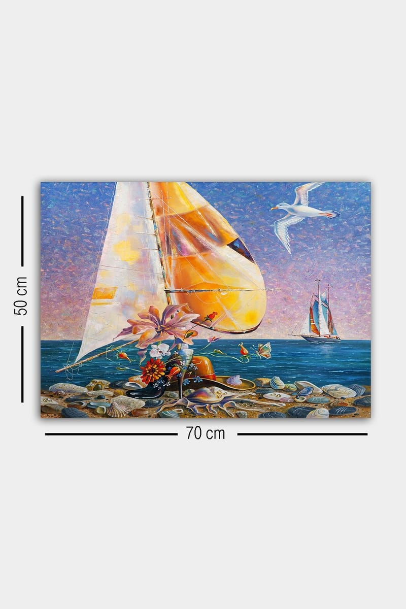 Dekorativ Canvastavla 50x70 cm - Flerfärgad - Inredning & dekor - Tavlor & konst - Canvastavla