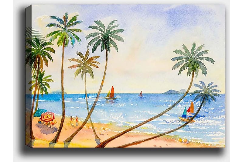 Dekorativ Canvastavla 50x70 cm - Flerfärgad - Inredning & dekor - Tavlor & konst - Canvastavla