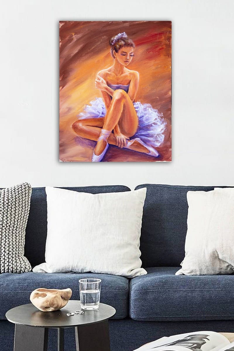 Dekorativ Canvastavla 50x70 cm - Flerfärgad - Inredning & dekor - Tavlor & konst - Canvastavla