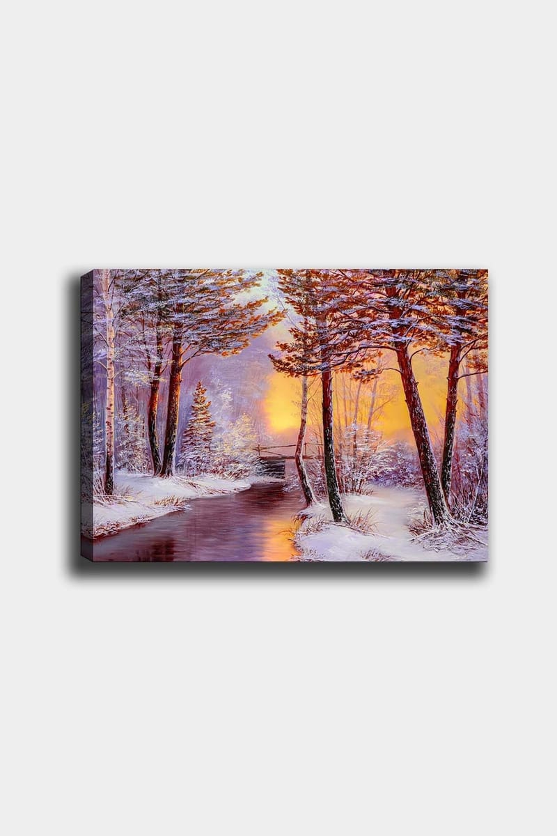 Dekorativ Canvastavla 50x70 cm - Flerfärgad - Inredning & dekor - Tavlor & konst - Canvastavla