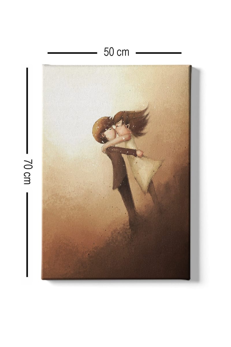 Dekorativ Canvastavla 50x70 cm - Flerfärgad - Inredning & dekor - Tavlor & konst - Canvastavla