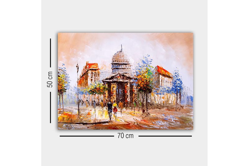 Dekorativ Canvastavla 50x70 cm - Flerfärgad - Inredning & dekor - Tavlor & konst - Canvastavla