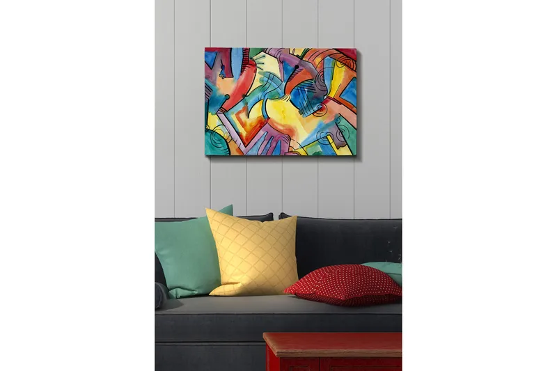 Dekorativ Canvastavla 50x70 cm, Flerfärgad
