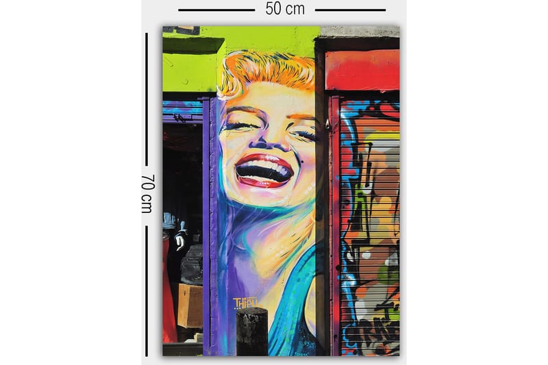 Dekorativ Canvastavla 50x70 cm - Flerfärgad - Inredning & dekor - Tavlor & konst - Canvastavla