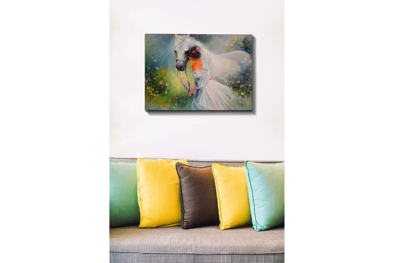 Dekorativ Canvastavla 50x70 cm - Flerfärgad - Inredning & dekor - Tavlor & konst - Canvastavla