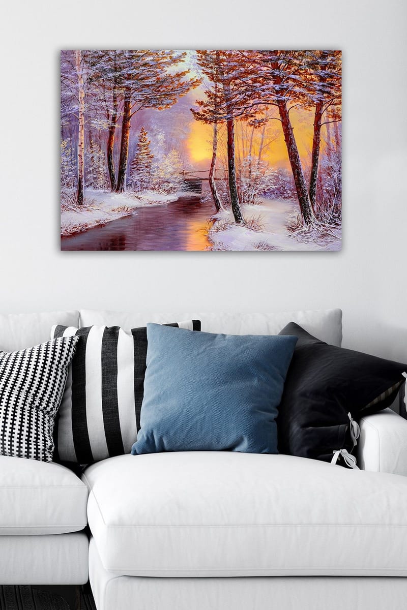 Dekorativ Canvastavla 50x70 cm - Flerfärgad - Inredning & dekor - Tavlor & konst - Canvastavla