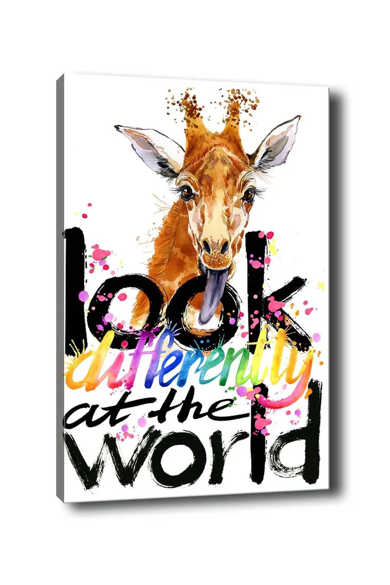 Dekorativ Canvastavla 50x70 cm, Flerfärgad