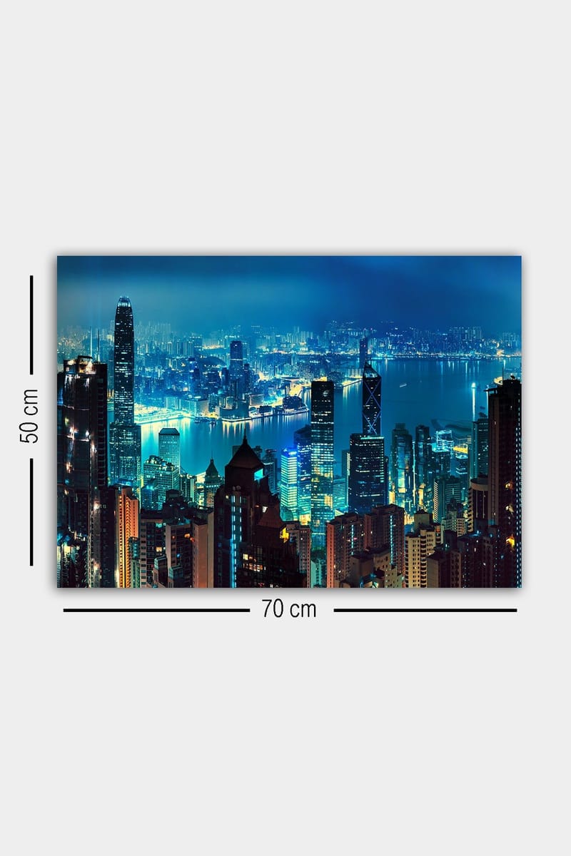 Dekorativ Canvastavla 50x70 cm - Flerfärgad - Inredning & dekor - Tavlor & konst - Canvastavla