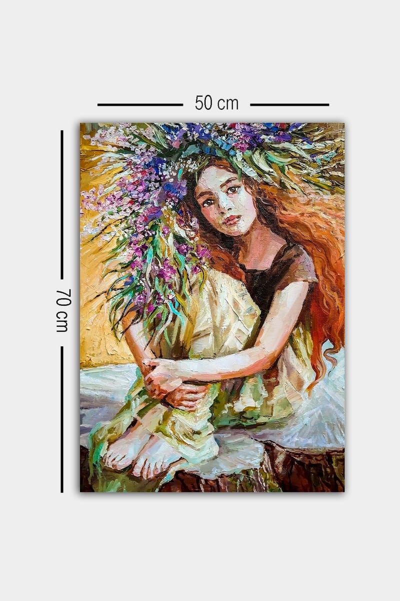 Dekorativ Canvastavla 50x70 cm - Flerfärgad - Inredning & dekor - Tavlor & konst - Canvastavla