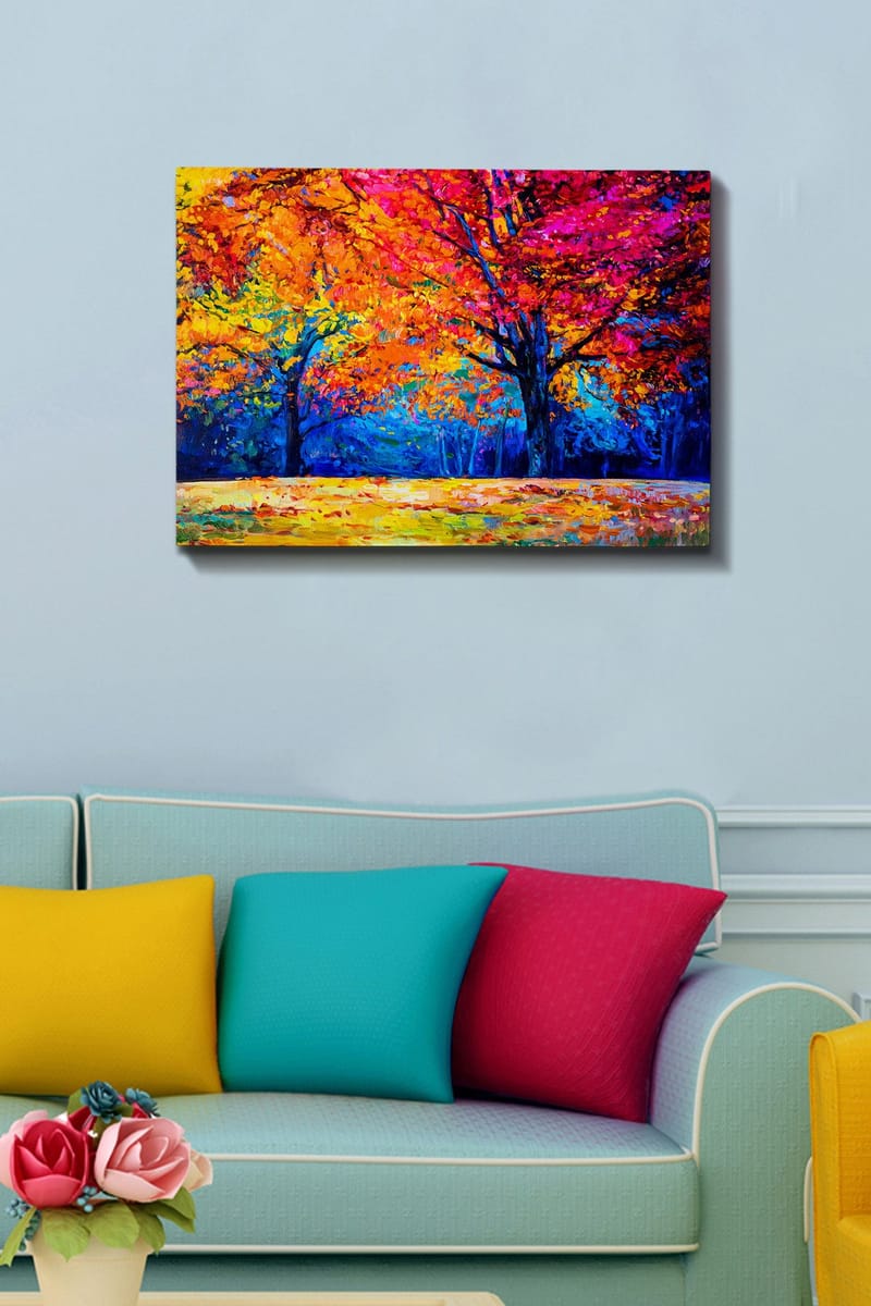 Dekorativ Canvastavla 50x70 cm - Flerfärgad - Inredning & dekor - Tavlor & konst - Canvastavla