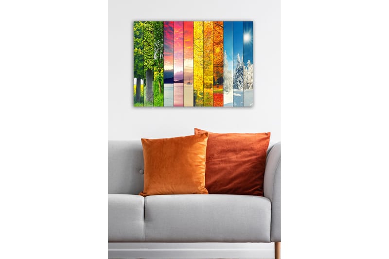 Dekorativ Canvastavla 50x70 cm - Flerfärgad - Inredning & dekor - Tavlor & konst - Canvastavla