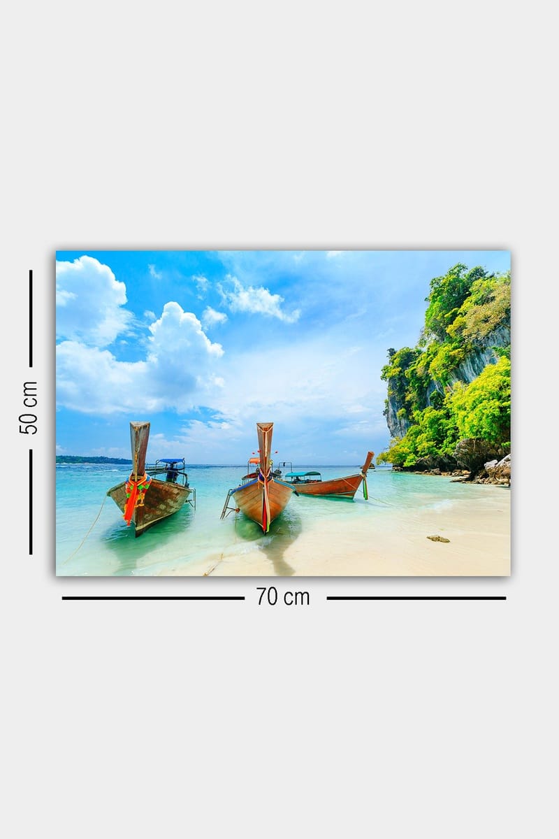 Dekorativ Canvastavla 50x70 cm - Flerfärgad - Inredning & dekor - Tavlor & konst - Canvastavla