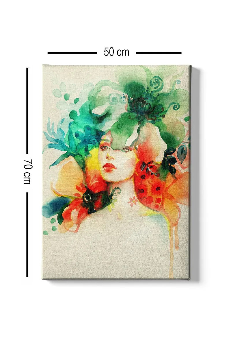 Dekorativ Canvastavla 50x70 cm - Flerfärgad - Inredning & dekor - Tavlor & konst - Canvastavla