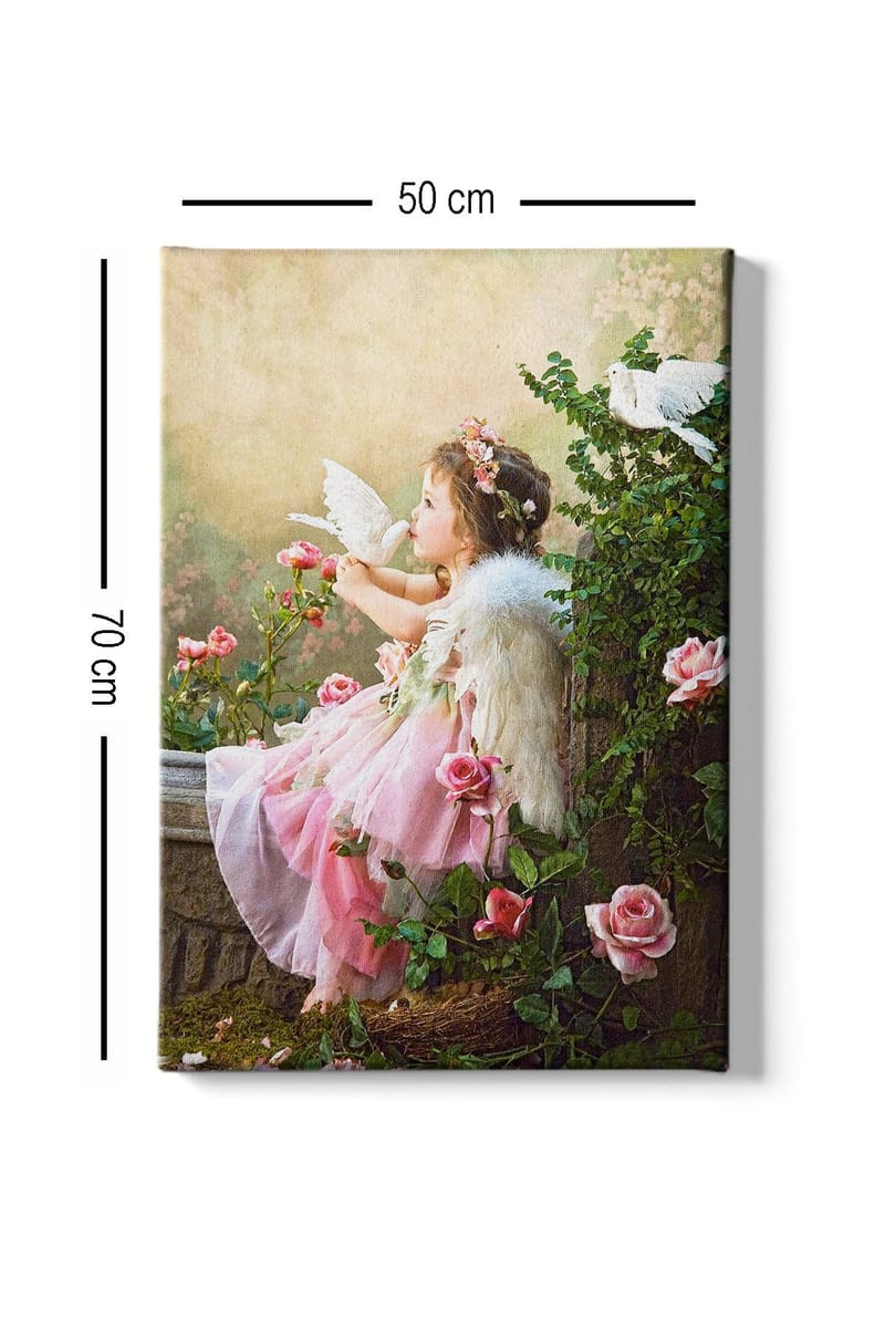 Dekorativ Canvastavla 50x70 cm - Flerfärgad - Inredning & dekor - Tavlor & konst - Canvastavla